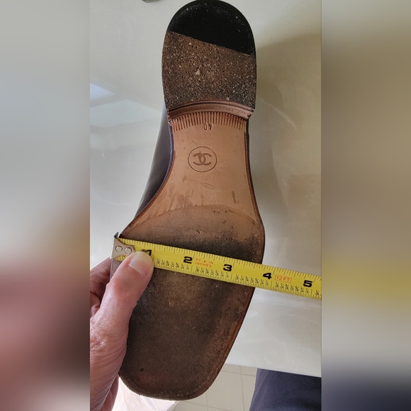 CHANEL Chocolate Brown Loafers, Size 40, US 10 - Picture 12 of 12